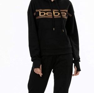 BEBE SPORT LOGO PRINT HOODIE